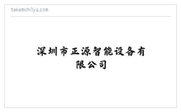深圳市正源智能设备有限公司 缩略图